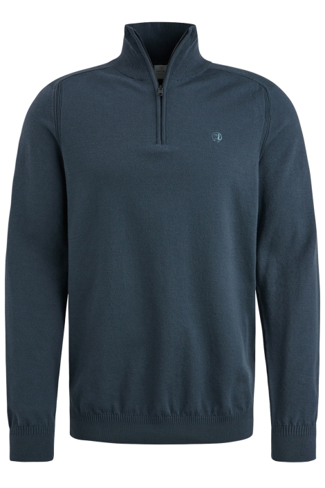 Cast Iron half zip collar essential cotton s